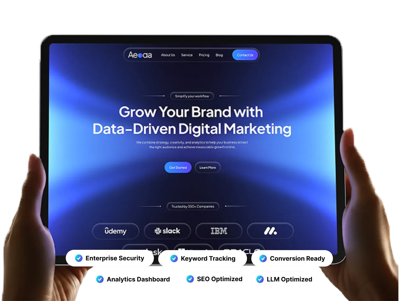 Website development agency showcase - modern responsive web design for businesses