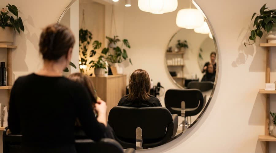 Loyal customers returning to a thriving business