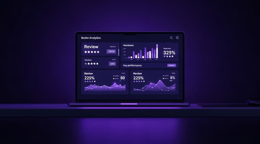 Automated review generation system dashboard