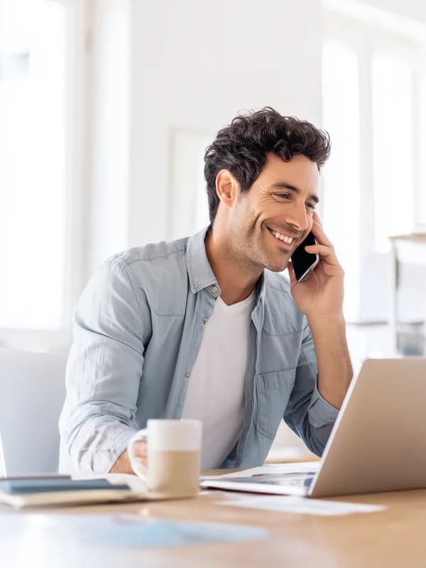 Business automation Lead capture and routing feature illustration