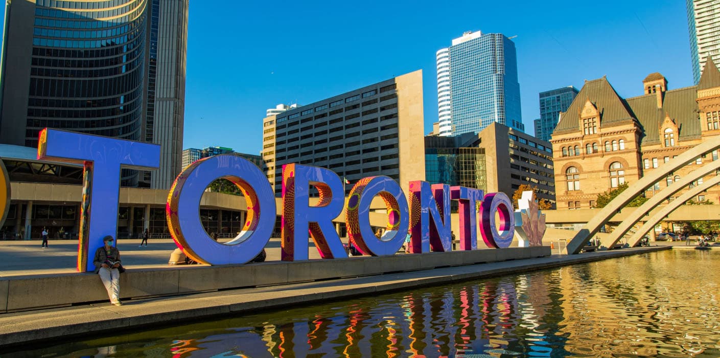 Toronto startup founders at a business networking event