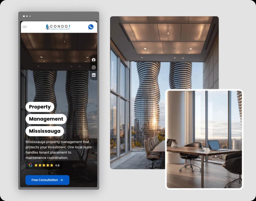 Property Management Website Redesign